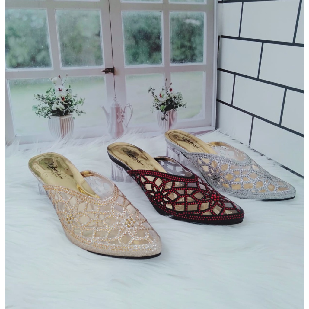 PROMO SALE SANDAL PESTA , HANTARAN PERNIKAHAN YD020 SERIES BLING PAYET