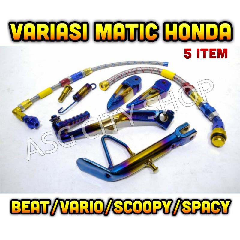 Paket Variasi Matic Honda Beat Vario Scoopy Spacy Beat Fi Twotone 5 Item