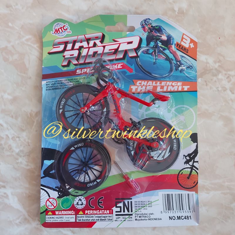 Mainan edukasi merakit rakit road bike sepeda balap bongkar pasang bonus roda balapan motor obeng ba