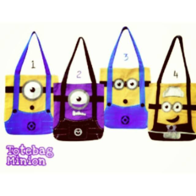 minions tote bag tas minion