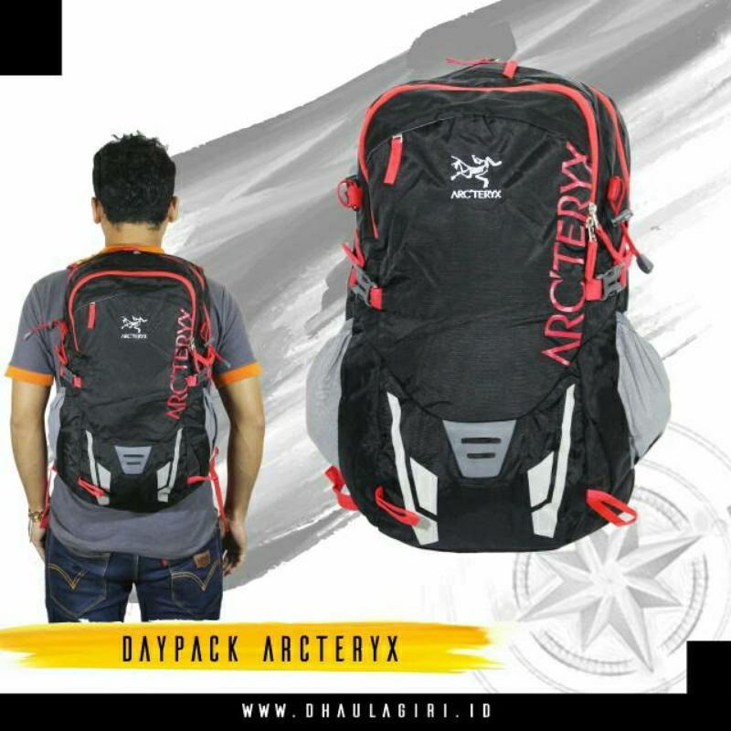 Tas ransel 35 liter Arcteryx Daypack Hydropack Outdoor Gunung