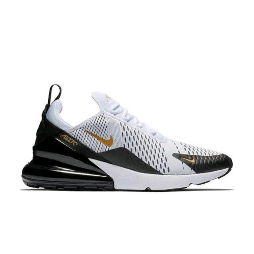 TERLARIS  Nike Air Max 270 White Black Gold TERBARU