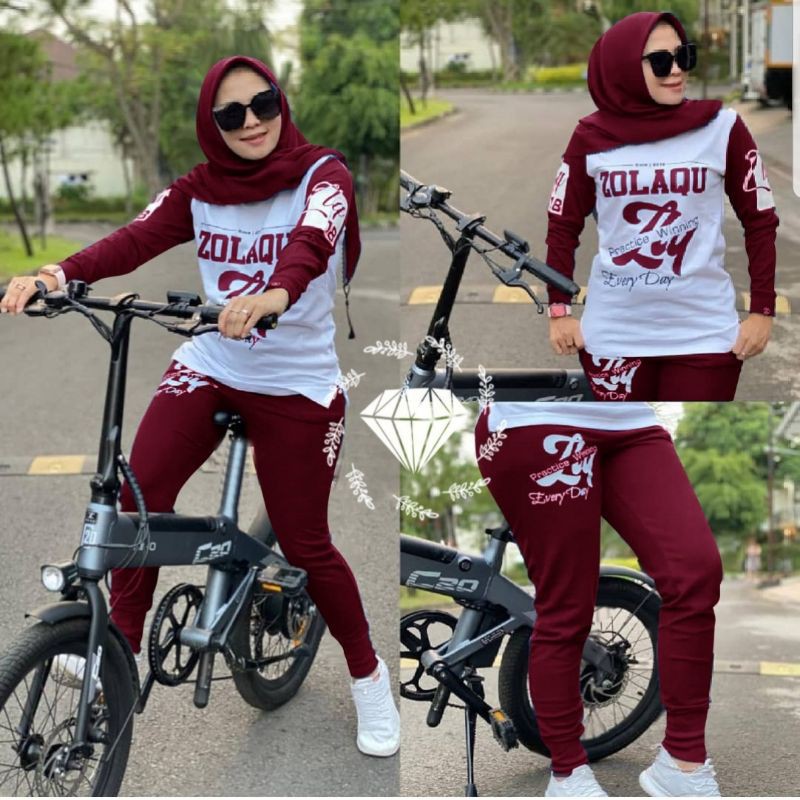 3 UKURAN L XL XXL SET GOWES ZLQ SETELAN CELANA BIKE TRAINING MR / FE ADA VIDEO REAL PICT