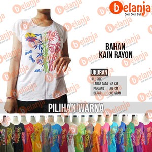 Baju Kaos Atasan Bambu Bali Oleh Oleh Khas Bali