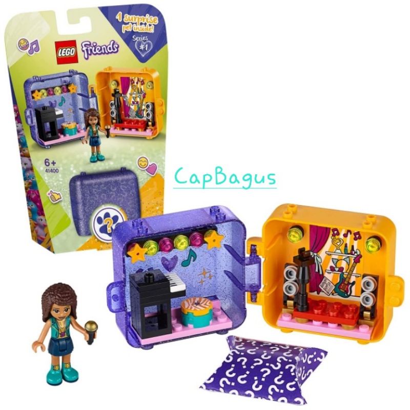 Lego Friends Cube Series 1 Andrea Singer Mia Pediatrician Andrea's Play Love Girl Mini Figure Action