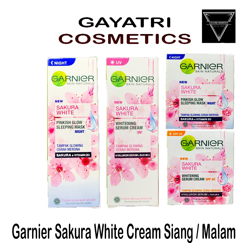 Garnier Sakura Glow Day &amp; Night Cream 20ml / 50ml