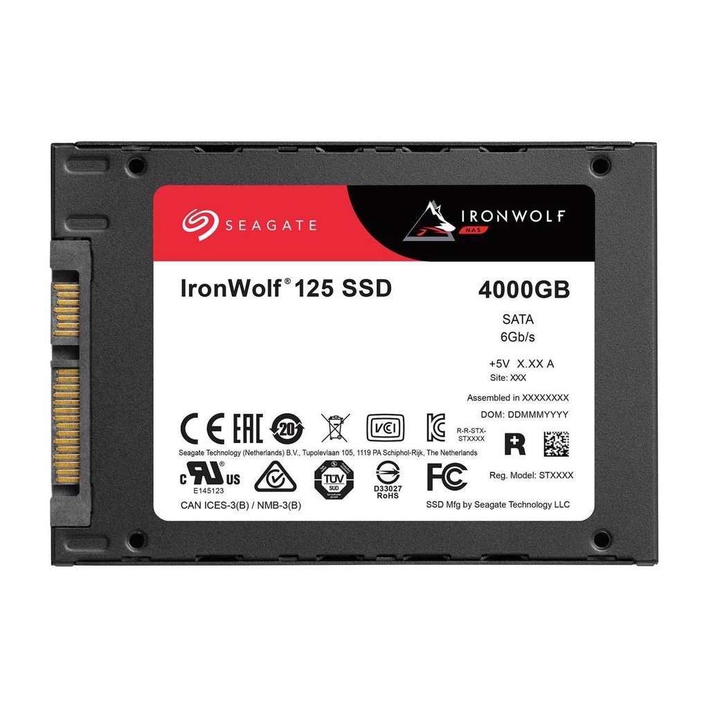 SEAGATE IronWolf 125 SSD 4TB 2.5&quot; SATA NAS SSD