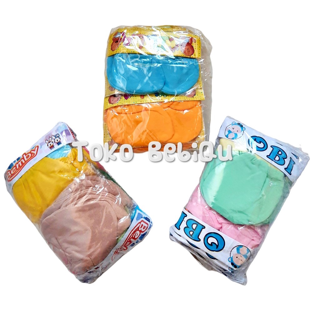 1 Lusin (12 pcs) STK Sartaki Sarung Tangan Kaki Bayi Polos Warna