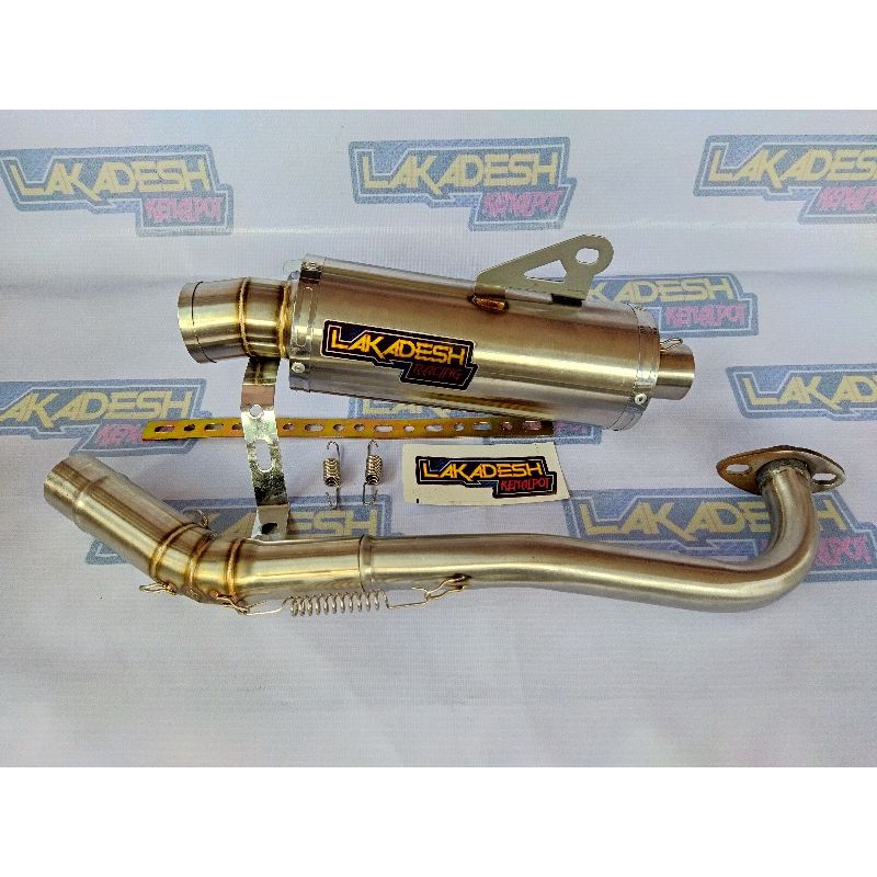 KNALPOT LAKADESH RACING (INLET 38/50) ALL MATIC BEAT MIO VARIO AEROX SCOOPY NMAX PCX LEXI ADV DLL