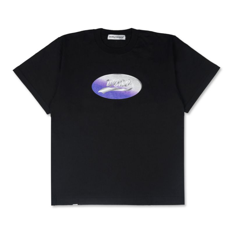 Word Division - Plated logo - Blk