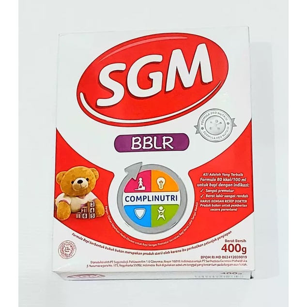 Susu Sgm BBLR 400gr