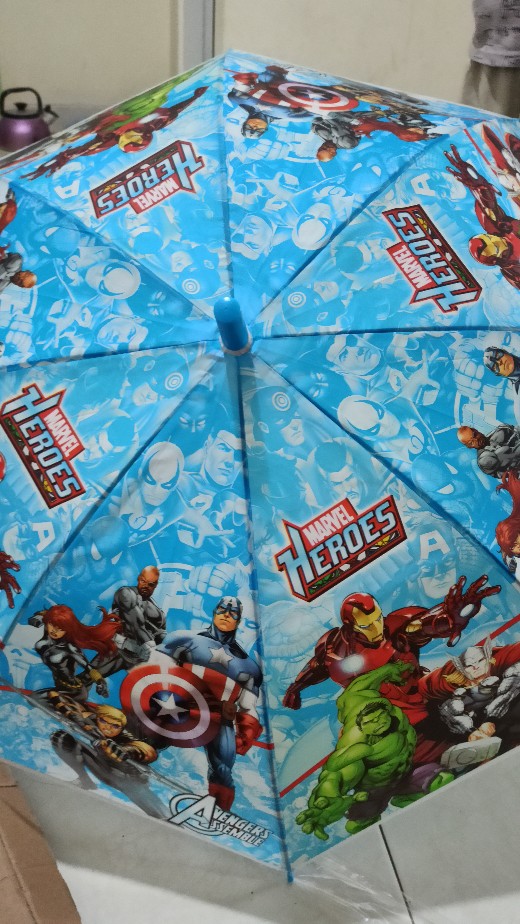 Payung Anak Pvc Karakter Merk Nagoya Bonus Peluit