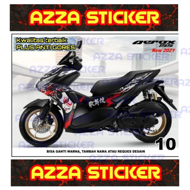 Sticker decal Yamaha Aerox 155 2021 Full Body decal Yamaha Aerox 155 2021 Full body 10