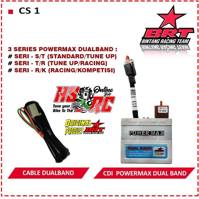 CDI Racing BRT POWER MAX Dual Band Honda CS 1 City Sport Harian Balap Bore Up Tune Up Drag CDI CS1