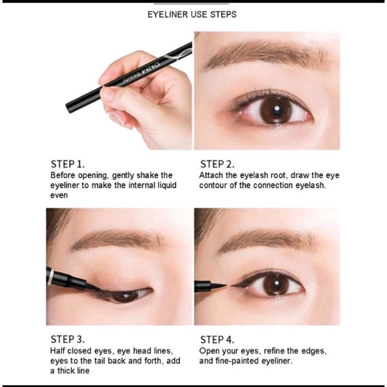 Per Batang] DNM Beauty Eyeliner Waterproof Tahan Air