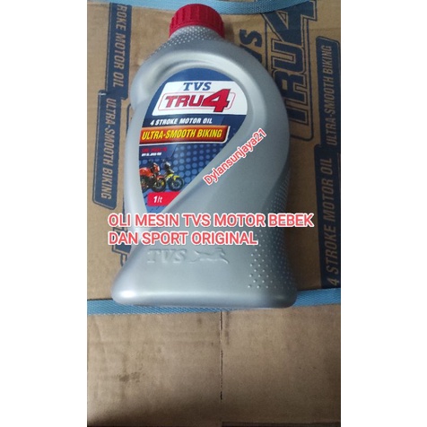 OLI MESIN TVS MOTOR BEBEK DAN SPORT SAE 20W-40 1 LITER ORIGINAL