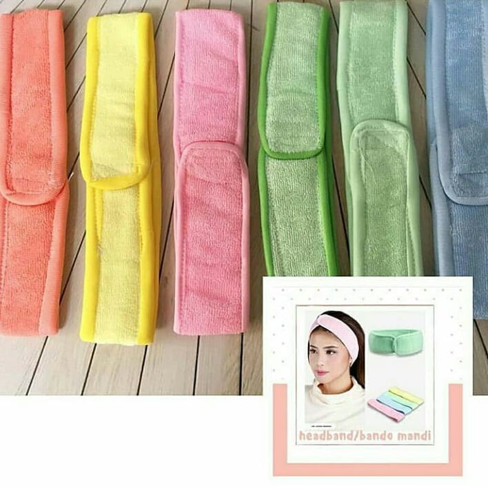 BANDO MASKER / BANDANA MASKER / BANDO MAKE UP / HEADBAND BEAUTY TOWEL