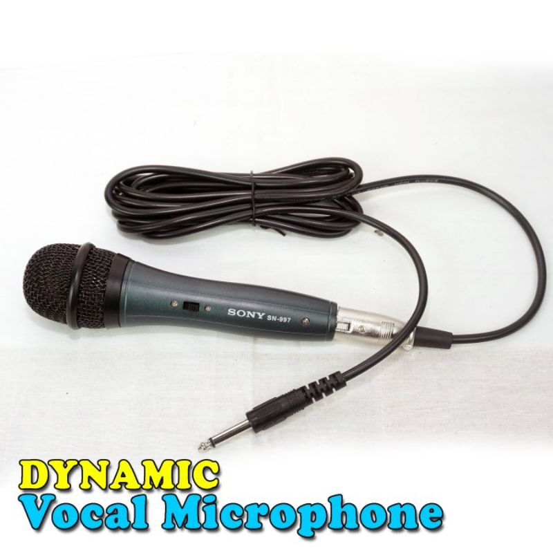 SALE mic kabel sony sn997 mic sony SN 997 mic murah cable microphone karaoke