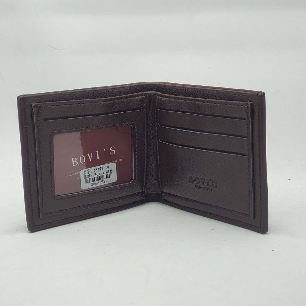 Dompet Pria Bovis Import Original Harga Murah Model Keren dan Terbaru Kualitas Distro Bahan Kulit PU