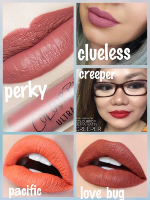 COLOURPOP ULTRA MATTE LIP / UTRA SATIN LIP / ULTRA BLOTTED LIP