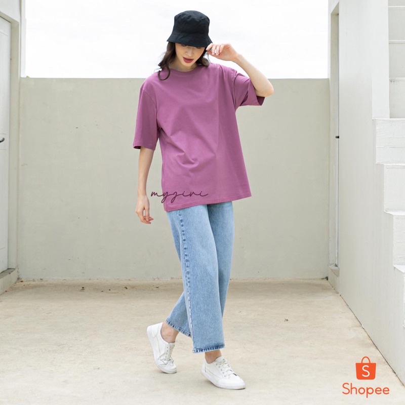 STEFFI T’SHIRT KAOS POLOS OVERSIZE BY MYJIVI