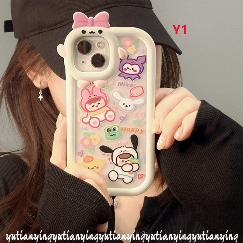 Case Desain Kartun Hewan Disney 3D Untuk IPhone 14 13 12 Pro MAX 11 6 6S 7 8 14 Plus XR X XS MAX SE 2020