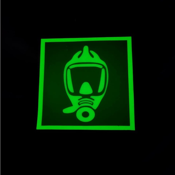 

Sign Label Sticker Keselamatan / Fire Control Sign Locker With Breathing Apparatus / Sticker Sign / Sticker Keselamatan / Sticker Glow In The Dark Forfor Hijau / Sticker Kebakaran