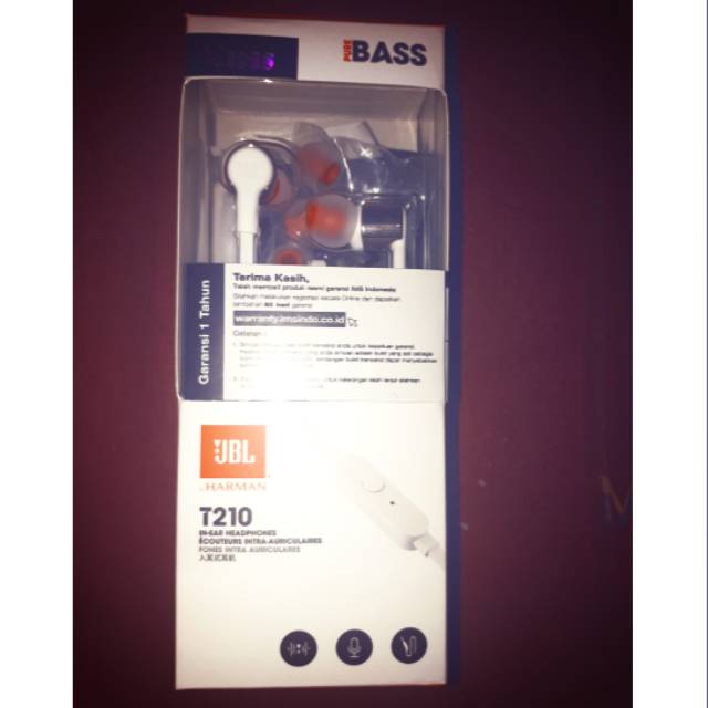 JBL T210 In-Earphone