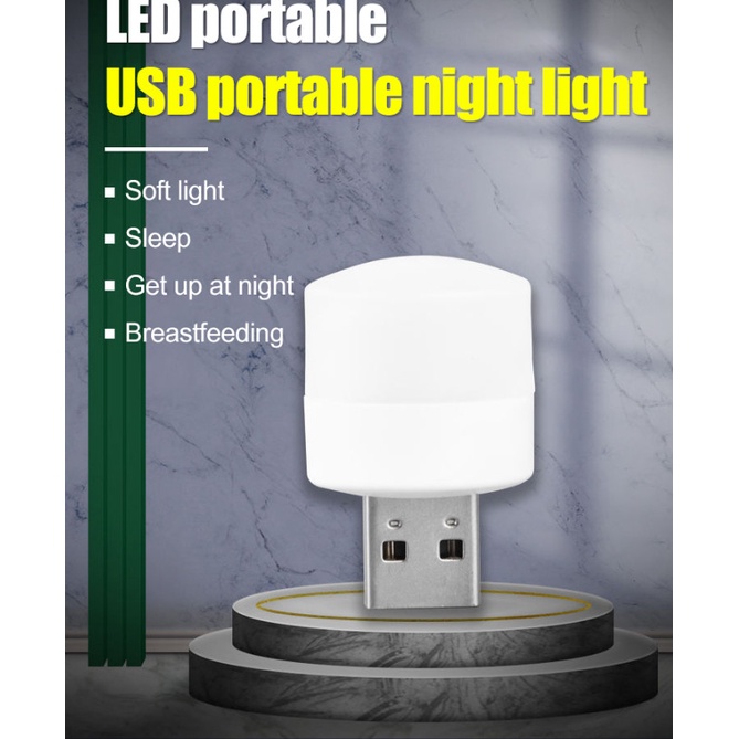 LAMPU LED MINI PORTABLE LAMPU TIDUR LAMPU BELAJAR LED USB LAMPU LED PORTABLE EMERGENCY LAMP LED