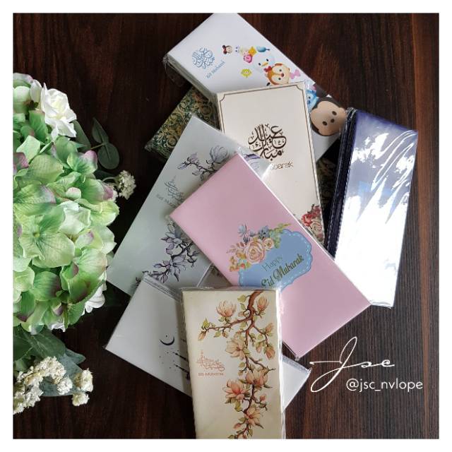 

READY STOCK PAKET ISI 20 PACK amplop custom lebaran idul fitri ramadan