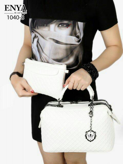 Tas ENYA Doctor bag 1040-8 set 2in1 TAS ORIGINAL BRANDED TAS WANITA TAS DOCTOR