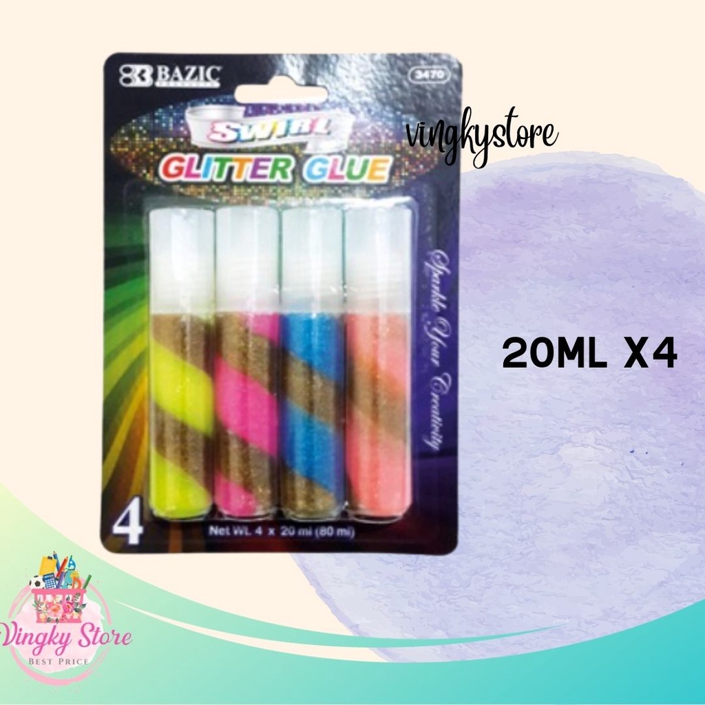 

Glitter Glue / Lem Gliter Swirl Bazic 3470