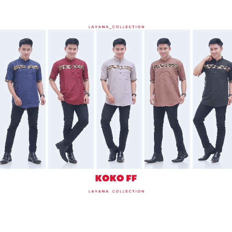 KOKO KURTA FF DEWASA/REMAJA KOKO KURTA FF/KOKO LENGAN PENDEK