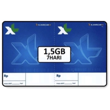 VOUCHER XL HOTROD MINI 1.5GB 7HARI + YOUTUBE 1GB