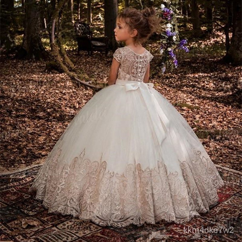 floor length first communion dresses