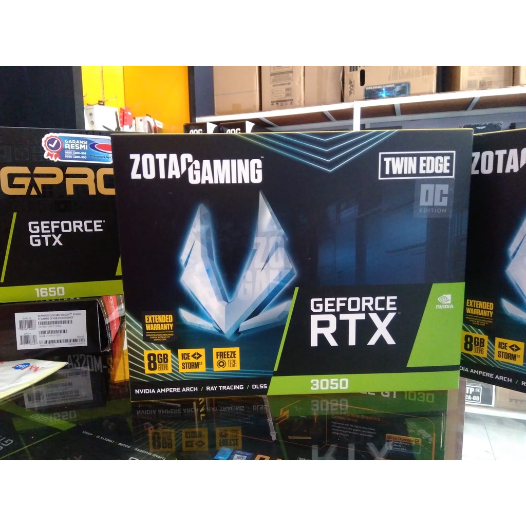 ZOTAC GAMING GeForce RTX 3050 Twin Edge OC 8GB GDDR6