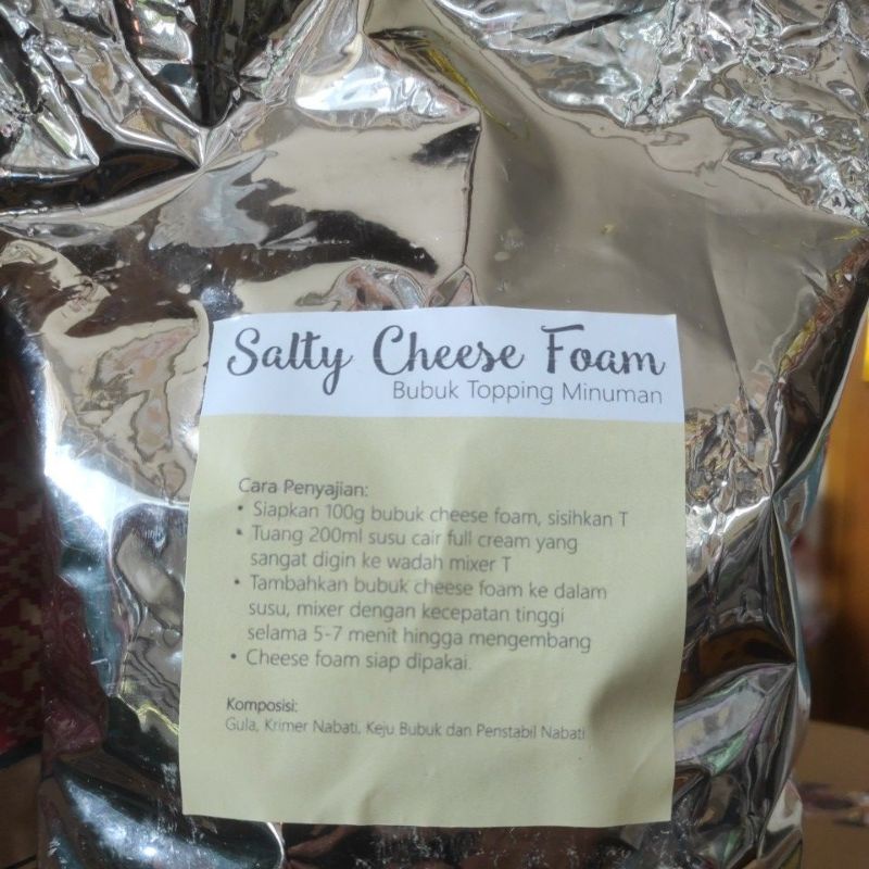 

Salty Cheese Foam