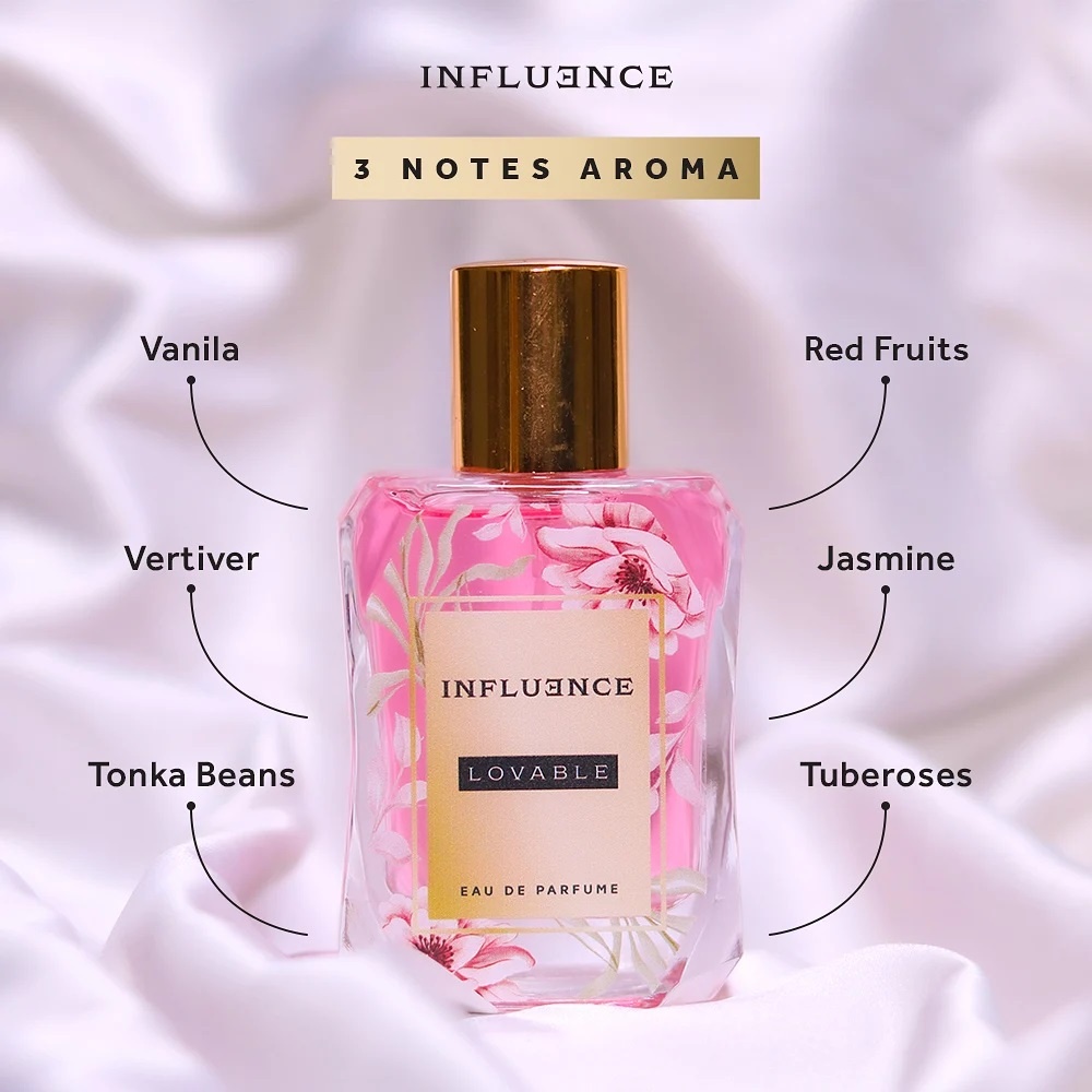 [ORIGINAL] INFLUENCE LOVABLE PARFUM ORIGINAL TAHAN HINGGA 12 JAM