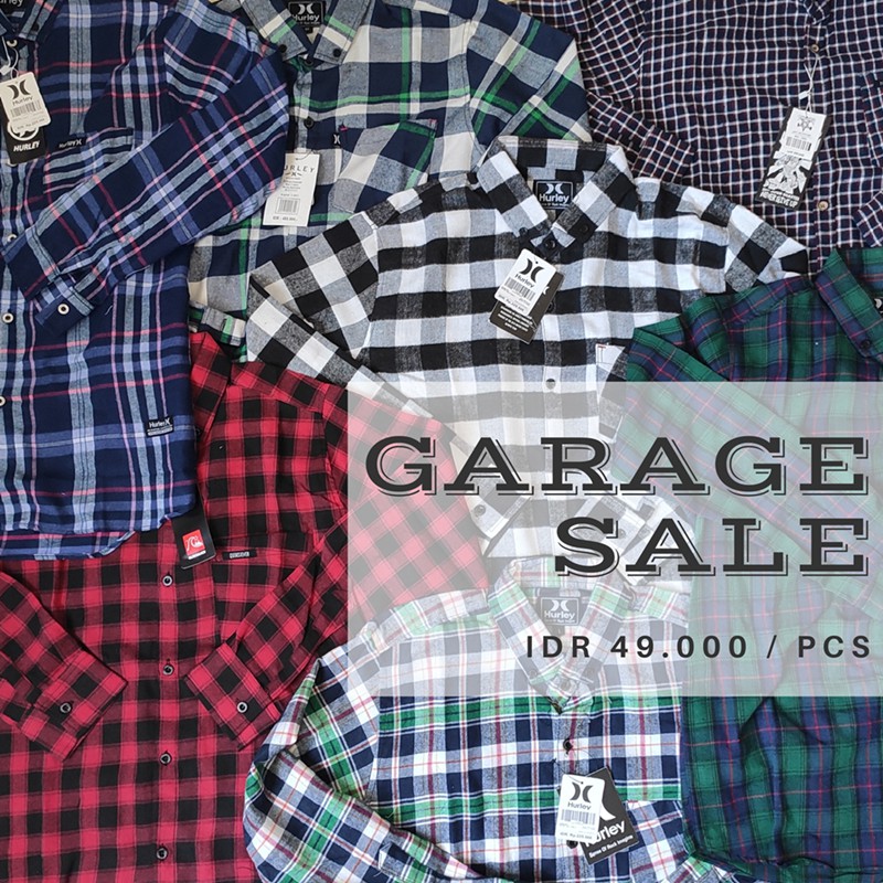 [CUCI GUDANG] HEM KEMEJA FLANEL FLANNEL BUNDLING TSHIRT KAOS POLOS