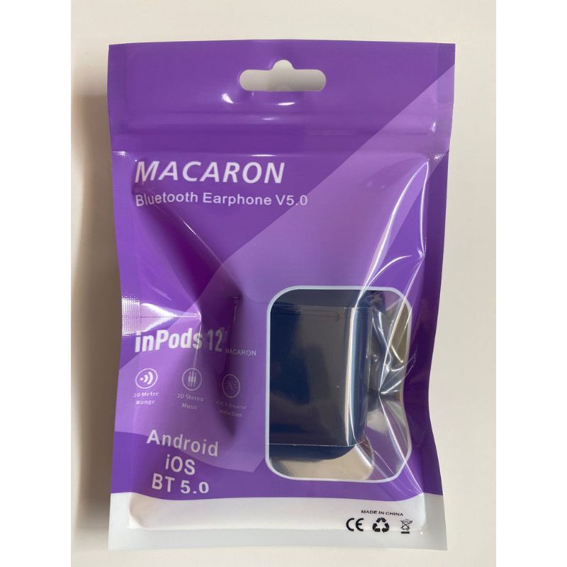 Inpods 12 TWS Wireless Earphone Bluetooth 5.0 Warna Macaron inPods12-Navy 