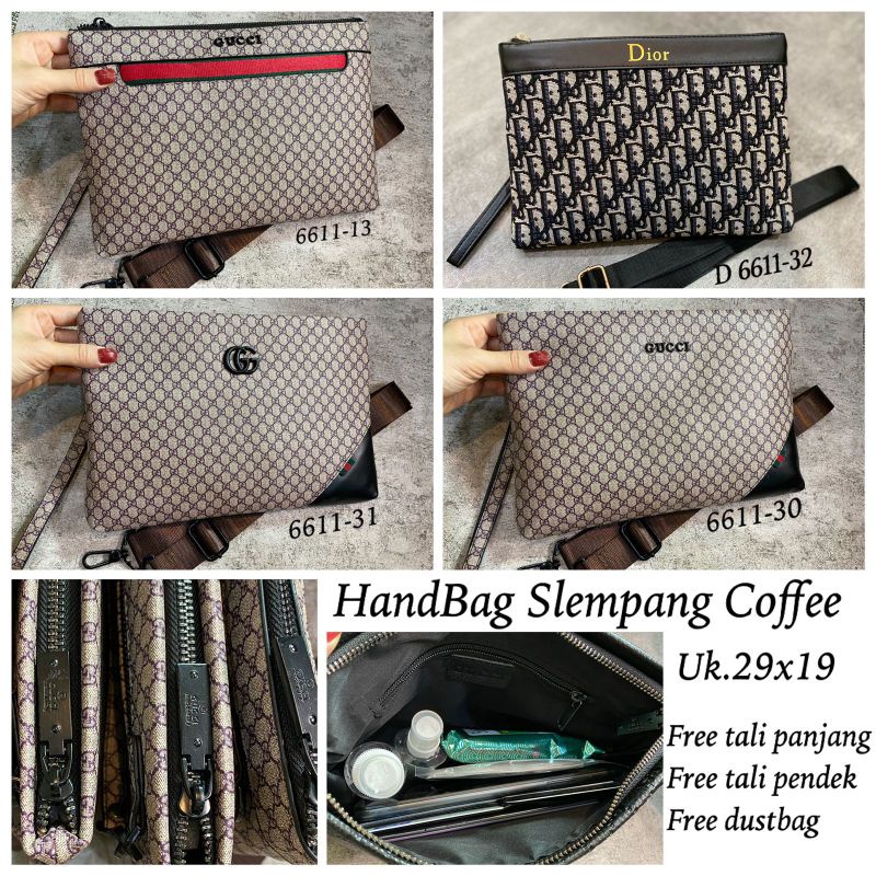 Hand Bag Wanita fashion multifungsi pria wanita pria sehari hari muat hp dan dompet Korea Fashion Te