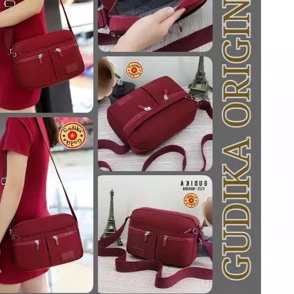 ➨ GUDIKA - Tas Selempang Wanita Modis Import Original 5125 - Tas Wanita Selempang Bahu Kekinian Terb