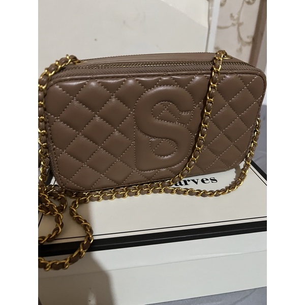 Yura bag mocca buttonscarves