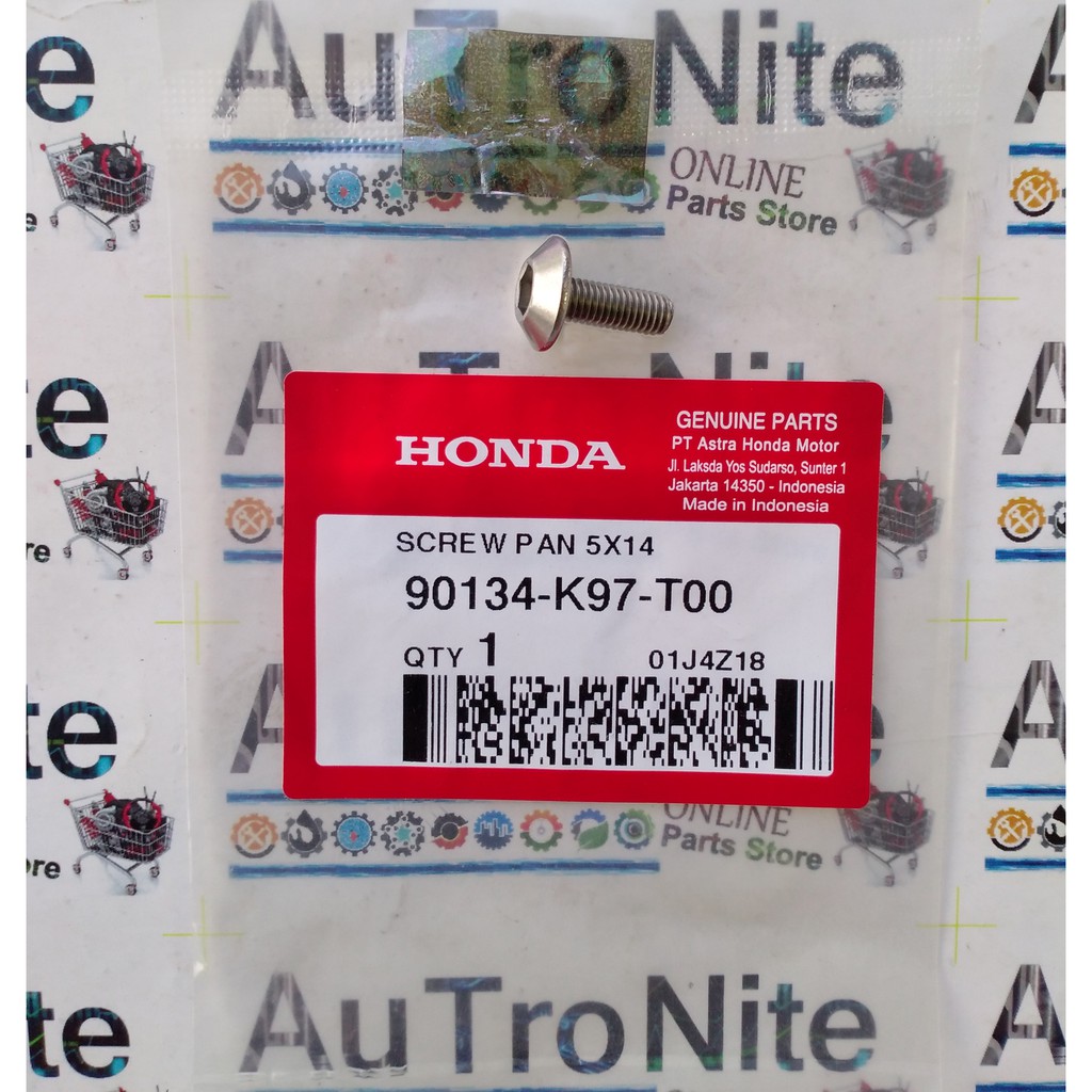 Baut Body Screw Pan 5x14 mm 90134-K97-T00 Original Honda Genuine Parts