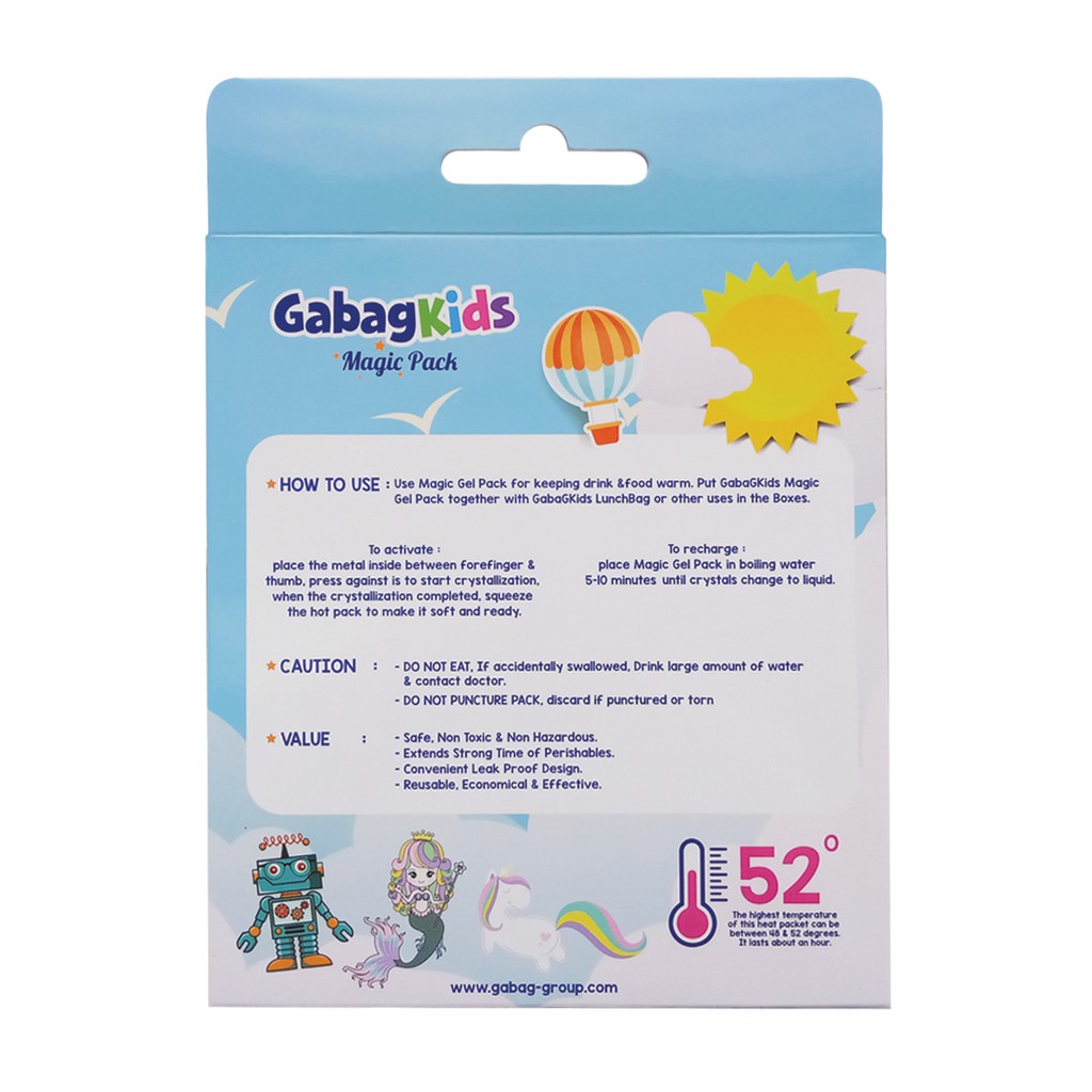 Gabag - Magic Pack Robot / Hot Gel / Hot Pack