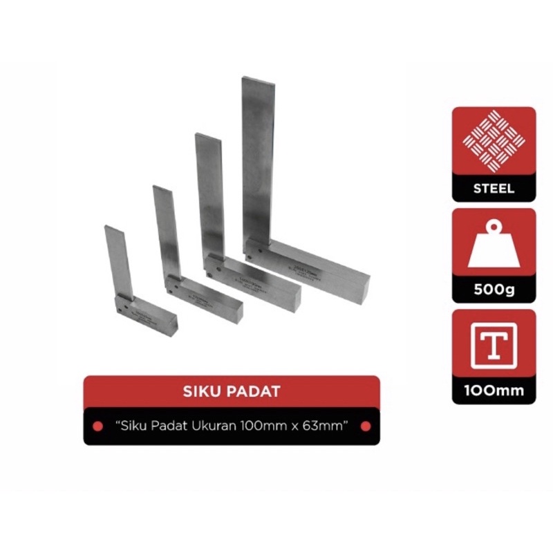 Siku padat ukuran 100mm x 63mm