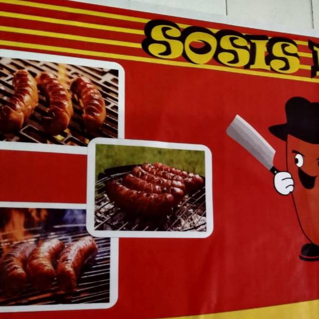 Spanduk Sosis Bakso Nuget Bakar Shopee Indonesia