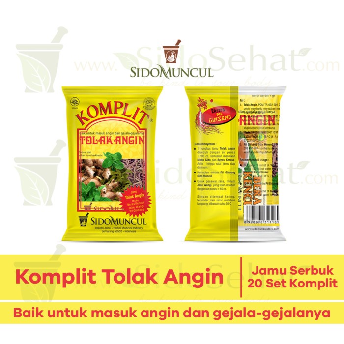 Jamu Tolak Angin Komplit SidoMuncul