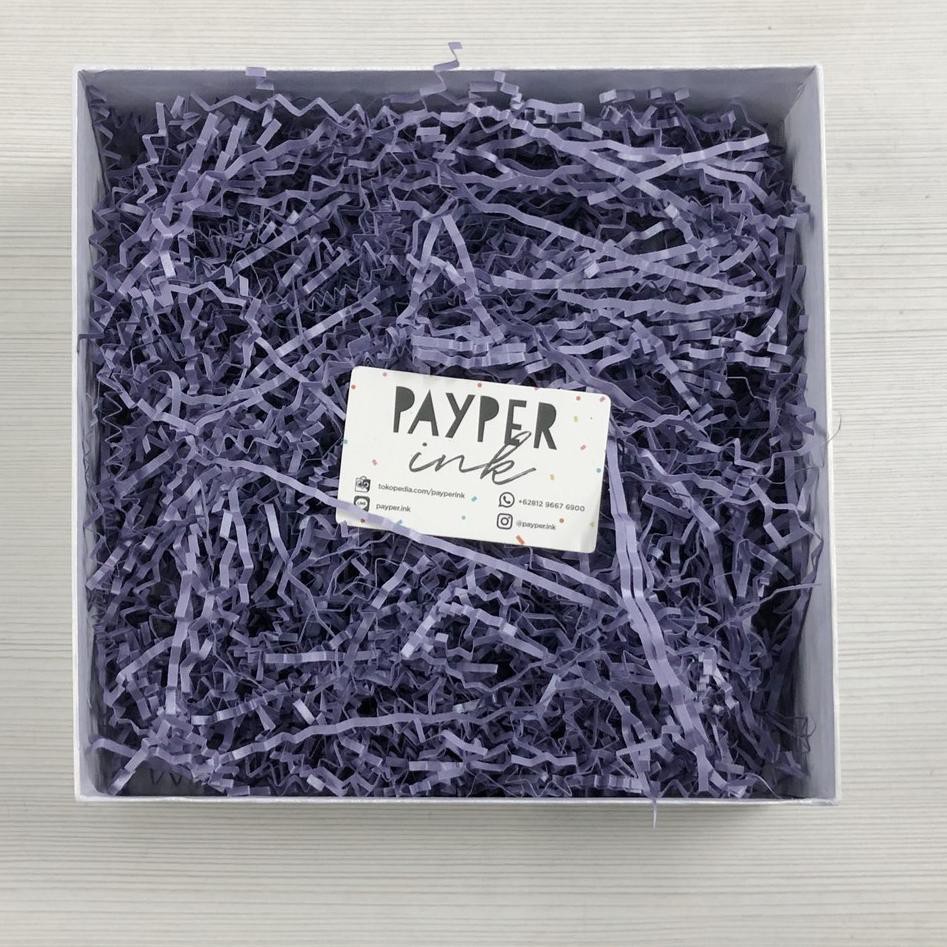 

Limited!!.!-254 200 gr shredded paper / kertas cacah / crinkle cut Violet Ungu