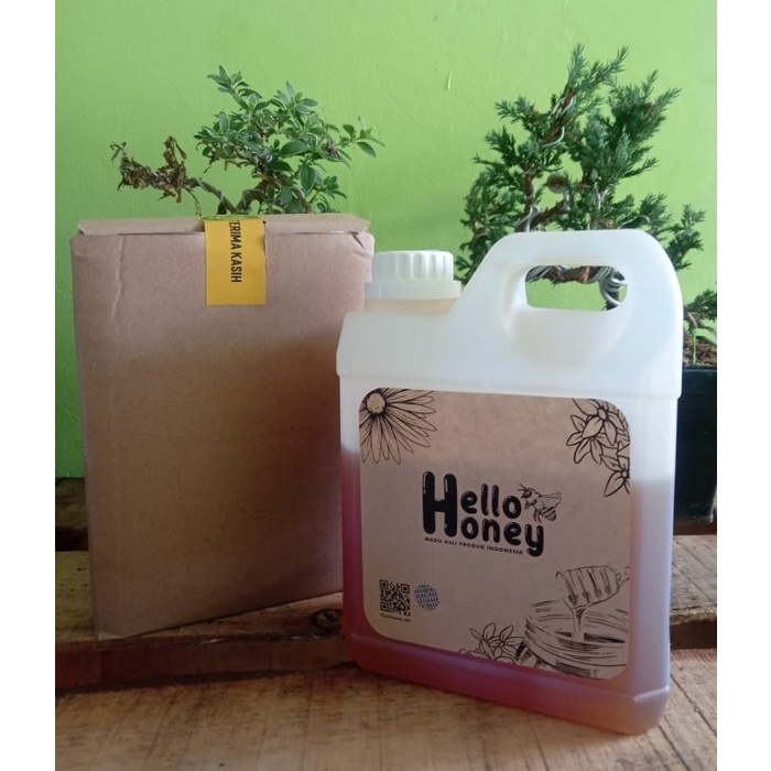 

bf011bb Madu Hutan Asli (Manis) - 1 Kg , Asli & Murni 100% , Hello Honey Ds201Fs